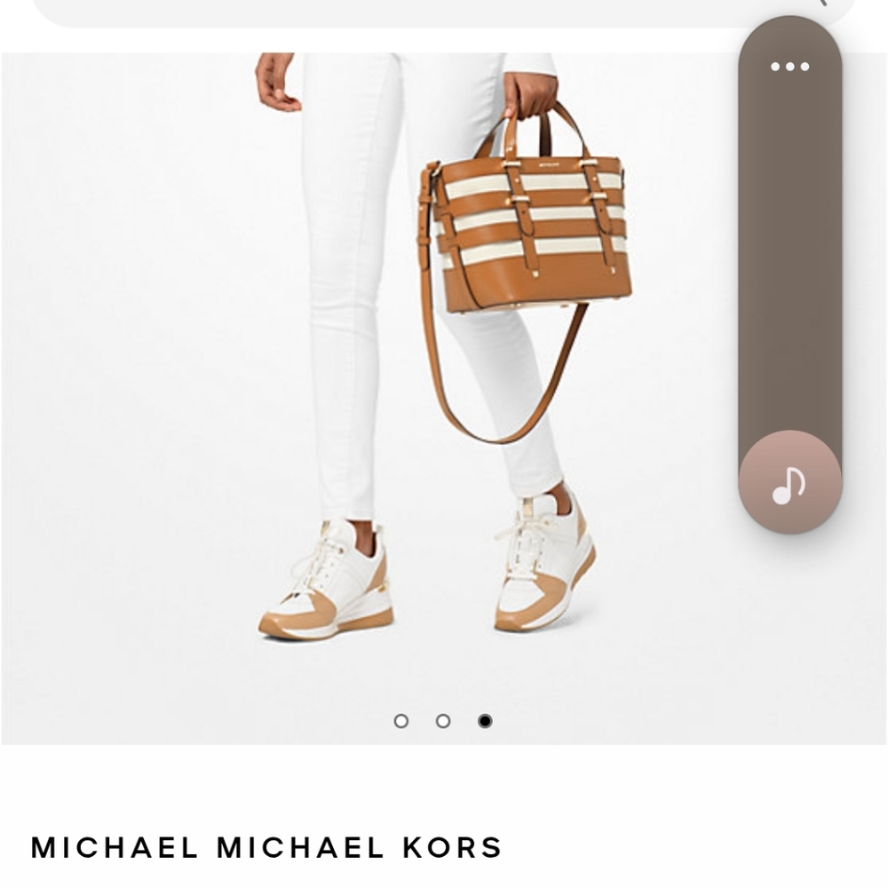 Michael Kors Tan and Cream Women's Bag - Picture 12 of 13